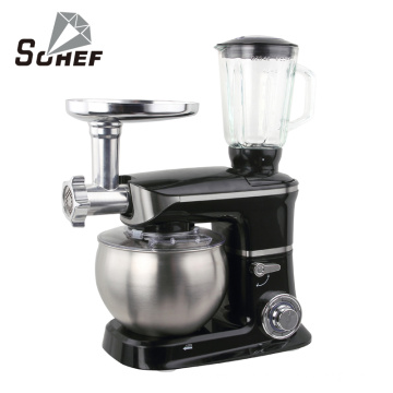Kitchen aid aluminium die-casting housing food mixers blender with meat grinder mincer